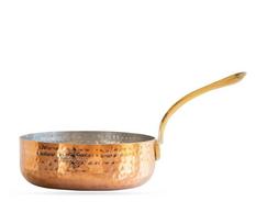 @ Copper Food Fry Pan Brass Handle For Hotel & Restaurant 400 Ml 520Gm UKR908_60%OFF