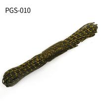 Metallic 550 Paracord Parachute Cord Lanyard With Sparkle Glitter Tracers For Gift Wrap Holiday Decoration Diy Crafting