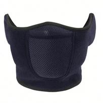Outdoor Face Mask Cycling Antifreeze Head Cover Winter Skiing Face Protection Warm Ear Mask Fleece Windproof Face Mask mėlyna