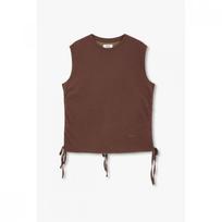 Studio Tomboy Sleeveless Double Color String 9106222218 Braun/OS