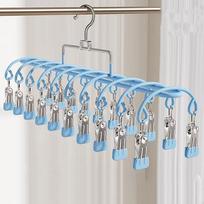 Stainless Steel Clothes Drying Hanger Rustproof Underwear Socks Holder  Laundry Room abrikosas