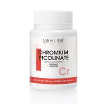 Chromium Picolinate Cr New Life Chromo šaltinis sveikatai stiprinti 60 daržovių kapsulių 60 capsules (for 1 month)