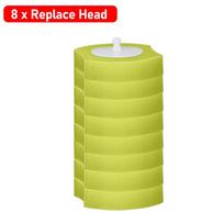 Wall-Mounted Disposable Toilet Brush with Cleaning Liquid Bathroom Cleaning Disposable Brush Head Household Cleaning Tool