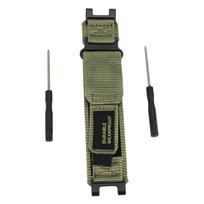 Nylon Sports Strap Breathable Hook and Loop Watch Band for Huami T Rex for Huami T Rex Pro OD Green žalia