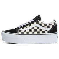 Vans Old Skool Stackform Checkerboard Platform Low Top Skate Shoes Unisex sneaker Black White VN0A7Q5MTYQ 37