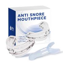 Anti Snoring Silicone Mouthpiece Sleep Earplugs Improve Sleep Anti Teething Grinding Sleep Aid For Anti-Snoring & Apnea Device