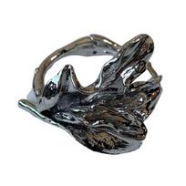 Elegant Enamel Coated Tulips Designs Alloy Bangle Versatile Jewelry Accessory Gold and White Color Daily Use