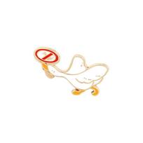 Creative Cartoon Untitled Goose Game Brooch Cute Enamel Badge Pin Accessories For Clothing Backpack XZ3105 #1