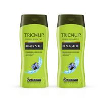 Trichup Black Seed Herbal Shampoo 200ml X Pack of 2 for Scalp Health and Strong Nourished Hair