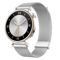18mm 20mm 22mm Milanese Loop Strap For Huawei GT4 41mm 46mm GT3Pro For Samsung Galaxy Watch 6 Classic 43 47mm 40 44mm Metal Band 18mm sidabras