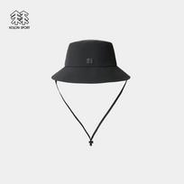 KOLON SPORT Unisex Outdoor Waterproof Boonie Hat 60 juoda