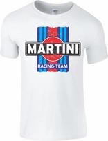 MARTINI RACING TEAM T-shirt VINTAGE CAR BIRTHDAY GIFT PRESENT Motorsport TOP 3XL