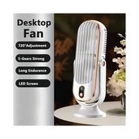 (White) Portable Air Conditioner Fan, Large Battery Dual Motor Household Small Air Cooler, 5-speed Air Cooling Fan juoda