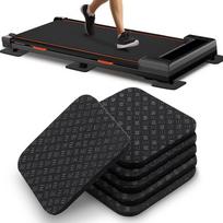 6-pack Thick Fitness Equipment Shock-absorbing Pad Treadmill Elliptical Machine Anti Slip Soundproof Foot Pad Mahjong Machine Silent Protection Pad 6 pieces
