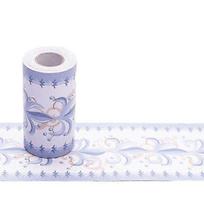 Self-adhesive wallpaper border, 10 cm x 10 meters (Blue)