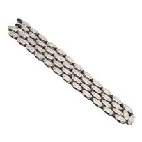 Single Speed Bike Chain Manganese Steel 100 Links Retro Bike Chain with Buckle for Fixed Gear BMX Bikes