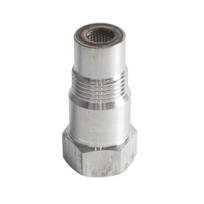 Nerūdijančio plieno prailginimo vamzdžio jungtis M18x1.5 sriegio adapteris Automobilinių jutiklių priedai Atsparumas aukštai temperatūrai Tikslūs sriegiai 1pc sidabras