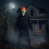 Skull Mask Halloween Horror Simulation Modeling Costume Ghost Mask for Dancing Party Prop
