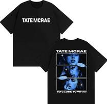 Tate McRae So Close To What Graphic T Shirts Unisex Women Clothing Fashion Aesthetic T Shirt Cotton Loose Short Sleeve Tshirt S įvairiaspalvis