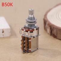 1Pc Guitar Push Pull Potentiometer(Pot) For Electric Guitar Bass A/B 25K/50K/250K/500K Guitars Control Potentiometers Parts as the picture