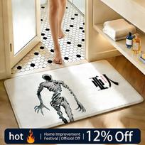 Soft Absorbent Non-Slip Rug Anime A-AJIN Demi-HumanS Floor Mat Home Decor Doormat Bedroom Floor Mat Shower Carpet 40x60cm