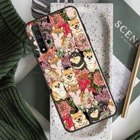 Shiba Inu Cute Cartoon Art For Huawei Nova 7i 8i 11i 12i 12s 9 10 SE Y91 Y90 Y60 Y70 Y72 Y61 P30 P40 Lite P60 Pro Case Huawei Nova 8i
