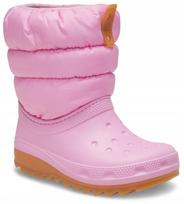 Crocs Classic Neo Puff Boot T 207683 |C8 I Eu 24-25| Pink Tweed/Gum