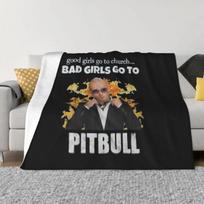 *EXCLUSIVE* Best Selling Pitbull Singer Throw Blanket Beach Blanket valentine gift ideas anime 75cmx90cm