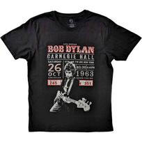 Bob Dylan Carnegie Hall '63 T-Shirt Black New L