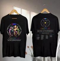 2026 Coldplay Music of the Spheres Tour T-Shirt Coldplay Band 2026 Concert XXXXL