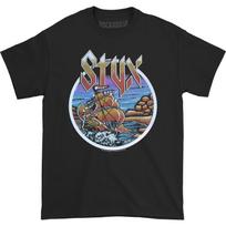 Men's Styx Come Sail Away Slim Fit T-shirt XXXXX-Large Black XXXXL