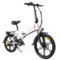 Samebike 20LVXD30-II Adult Electric Bicycle 250W Motor City Commuter Electric Bike 48V10Ah Battery Women's E-Bike 20 Inch Tire Ebike balta