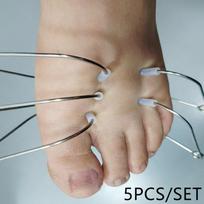 Stainless Steel Acupoint Massager Ring 3-in-1 Hand Palm Foot Acupoint Clip Portable Pressure Stimulator Acupoint Massager Clip'