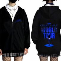 Singer Aitana Graphic Zipper Hoodie Fans Gift CUARTO AZUL World Tour Merch Zip Up Hoodies Men Women Oversized Coat S