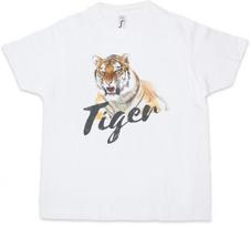 TIGER Kids Boys kids boys T-Shirt Tigers Tattoo White Animal Wildlife Africa Welfare 140