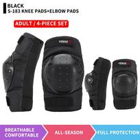 Motocross Knee Brace & Elbow Guards Set MTB MX Bike Motorcycle Riding Protective Pads Sports Knee Support Gear for Off-Road Ride L juoda