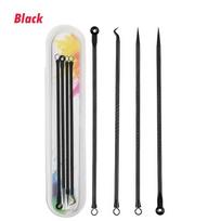 4PCS Stainless Steel Blackhead Remover Tool Come Done Acne Extractor Kits for Pore Cleaning Professional Facials Skin Care Tools juoda