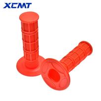 Handle Grips Dirt Pit Bike Motorcycle Motorbike Handle Bar Grips For KTM EXC Enduro HUSQVARNA SUZUKI YAMAHA HONDA KAWASAKI raudona