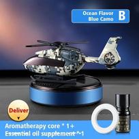 Car Solar Airplane Air Freshener Solar Helicopter Interior Perfume Trim Diffuser Rotary Deodorant Propeller Accessories F4S0