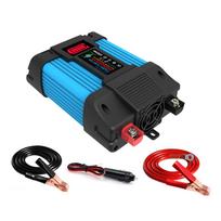 Car Power Inverter LED Red Green Work Lights Transformer Converter Multiple Protection for Car Household Electric Appliances
