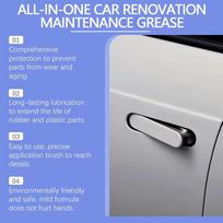Car Sunroof Track Lubricating Grease Door Abnormal Noise Oil Bearing Mechanical Oil Gear White Antirust Maintenance Grease O8T4 CN