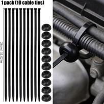Multi-Purpose Nylon Cable Ties Universal Self-locking Cable Ties Buckle Auto Parts Fastener Mounting Tools for Vehicles 10-20pcs