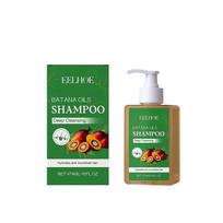 Battana Shampoo provides gentle daily cleansing, leaving scalp smooth, shiny, and hair refreshed.