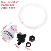 HOT 16A Pneumatic Switch For Bathtub Massage Chair On Off Push Air Button Switch Jet Tool Knob Air Pressure Bath Spa Tubing Kits (as the picture,1)