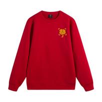 Li Ning Sweatshirts Unisex Bull Red Crew Neck Moderate AWDVH41-2 2XL