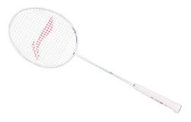 Li Ning WS79S Pilnai anglies pluošto badmintono raketės Valdymo tipo Universali Gynyba Pradedančiųjų lygis 675mm Vienos raketės Baltos AYPT1000