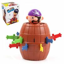 Lively Super Pop Up Toy Pirate Barrel Game Ideal For Fun Family Gatherings