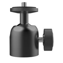 Universal Phone Tripod Stand 360 Degree Backdrop Clamp Ball Head Rotating Mount Base  Clamp Mount 1/4" Screw Adapter