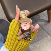 New Women's Watch, Simple, Versatile, Light and Luxurious, Quartz Watch, Butterfly Buckle, Steel Strap, Small Square Watch