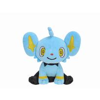 25cm stovintis Shinx Luxio Cub pliušinis žaislas - Mielas anime katės minkštas žaislas, minkšta kolekcinė figūrėlė vaikams Pokémon F 14cm,Sitting posture mėlyna